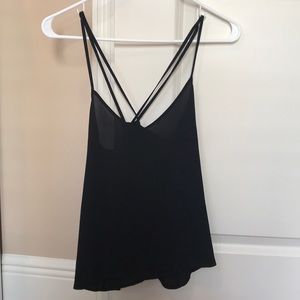 Hollister Black tank top size XS. Like new!!